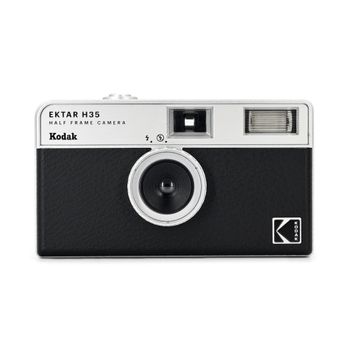 Kodak Rk0109 - Kit Cámara De Película Kodak Ektar H35 Negra + Película 35mm Half Frame