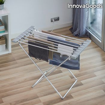 Tendedero Plegable De Metal Aluminio Homcom 157,5x54x101 Cm- Blanco con  Ofertas en Carrefour