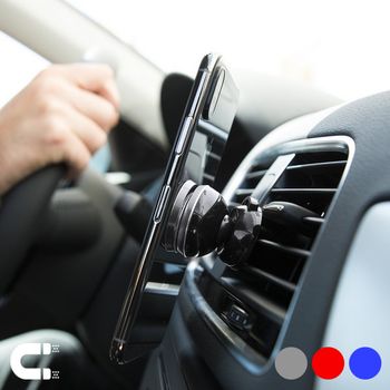 Actecom Soporte Rejilla Aire Negro Para Coche Teléfono Móvil Smartphone 360  Imán Magnético Ventilación con Ofertas en Carrefour