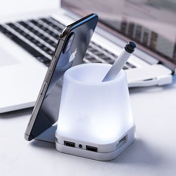 Lapicero Con Puerto Usb 2.0 Y Soporte Para Móvil 145964