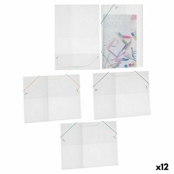 Carpeta Portafolios Transparente (1 X 26 X 35,5 Cm) (12 Unidades)