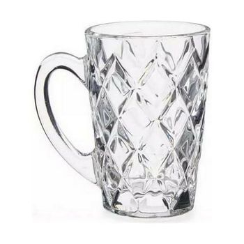 Juego De Tazas De Café Vivalto Transparente Metal Cristal (240 Ml) (3  Piezas) (8,5 X 10,5 X 33 Cm) con Ofertas en Carrefour