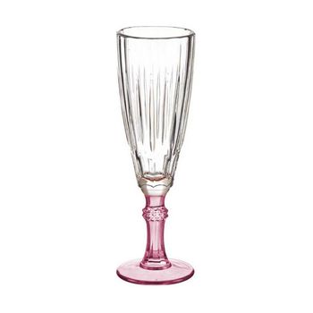 Copa De Champán Cristal Rosa 6 Unidades (170 Ml)