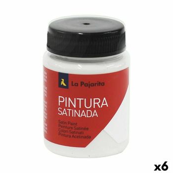 Témpera La Pajarita L-21 Blanco Satinado Escolar (35 Ml) (6 Unidades)