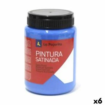 Témpera La Pajarita Intense L-12 Azul Satinado (35 Ml) (6 Unidades)