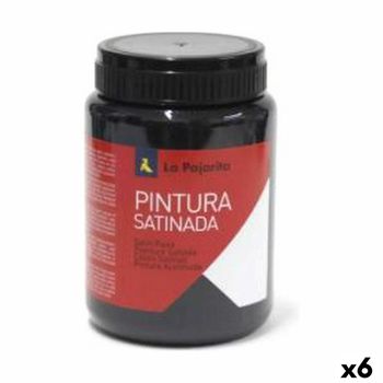 Témpera La Pajarita L-22 Negro Satinado Escolar (35 Ml) (6 Unidades)