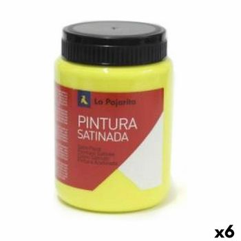 Témpera La Pajarita Lemon L-01 Amarillo Satinado Escolar (35 Ml) (6 Unidades)