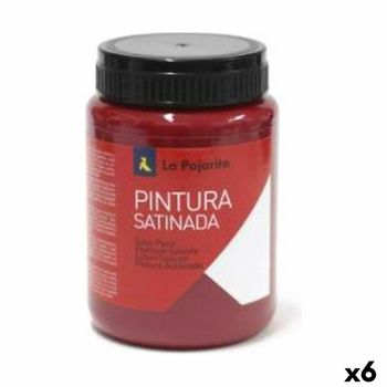 Témpera La Pajarita Carmin L-09 Rojo Satinado Escolar (35 Ml) (6 Unidades)