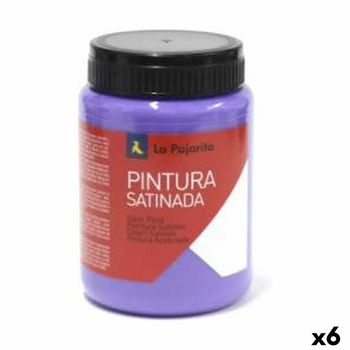 Témpera La Pajarita L-13 Violeta Satinado Escolar (35 Ml) (6 Unidades)