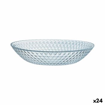 Plato Hondo Luminarc Pampille Clear Transparente Vidrio (20 Cm) (24 Unidades)