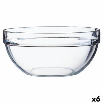 Ensaladera Luminarc Transparente Vidrio (ø 26 Cm) (6 Unidades)