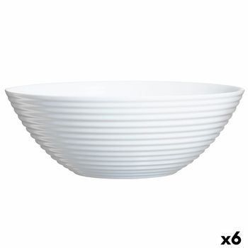 Ensaladera Luminarc Harena Blanco Vidrio (ø 27,3 Cm) (6 Unidades)