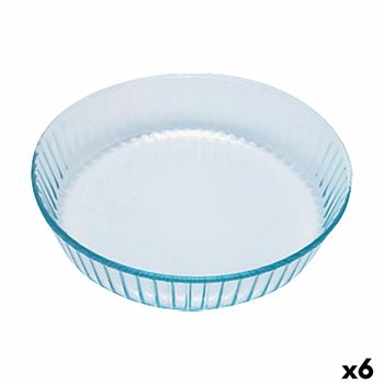 Molde Para Horno Pyrex Classic Redondo Transparente 27 X 27 X 6 Cm (6 Unidades)