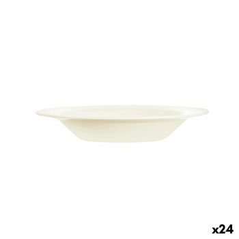 Plato Hondo Arcoroc Intensity Beige Vidrio (22 Cm) (24 Unidades)