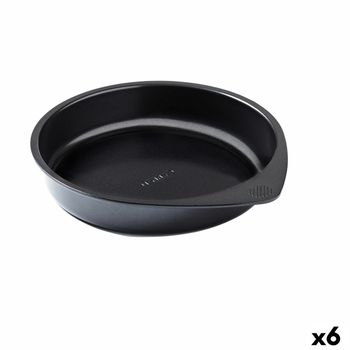 Molde Para Horno Pyrex Magic Redondo Negro 20 Cm 6 Unidades