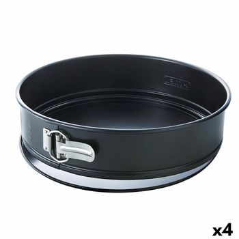 Molde Desmontable Pyrex Magic Redondo Negro 20 Cm Metal 4 Unidades