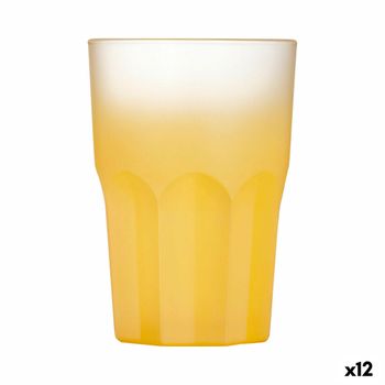 Vaso Luminarc Summer Pop Amarillo Vidrio 12 Unidades 400 Ml