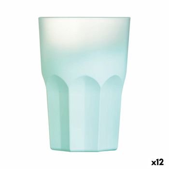 Vaso Luminarc Summer Pop Turquesa Vidrio 12 Unidades 400 Ml