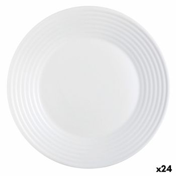 Bajo Plato Luminarc Harena Blanco Vidrio (ø 27 Cm) (24 Unidades)