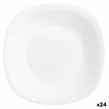 Plato Hondo Luminarc Carine Blanco Vidrio (ø 23,5 Cm) (24 Unidades)