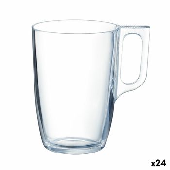 Taza Luminarc Nuevo Transparente Desayuno Vidrio (400 Ml) (24 Unidades)