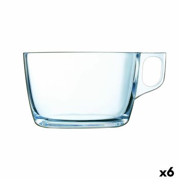 Taza Luminarc Nuevo Grande Transparente Vidrio (500 Ml) (6 Unidades)