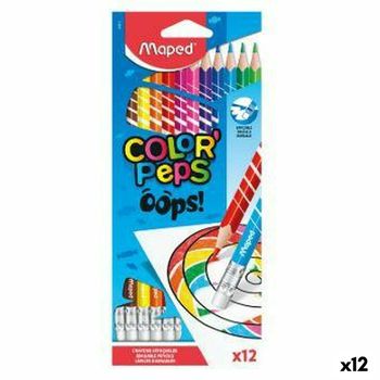 Lápices De Colores Maped Color' Peps Multicolor 12 Piezas (12 Unidades)