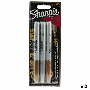 Set de Rotuladores Sharpie Mystic Gems Multicolor 12 Piezas (12 Unidades) 