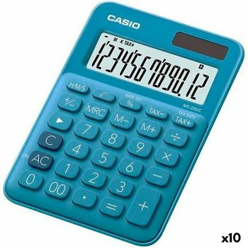 Calculadora Casio Ms-20uc 2,3 X 10,5 X 14,95 Cm Azul (10 Unidades)