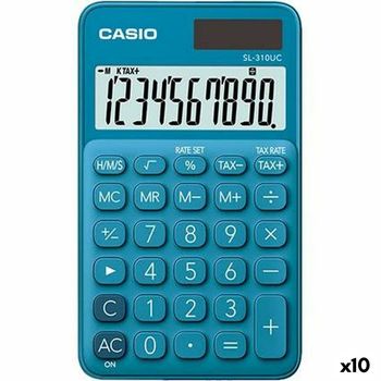 Calculadora Casio Sl-310uc Azul (10 Unidades)