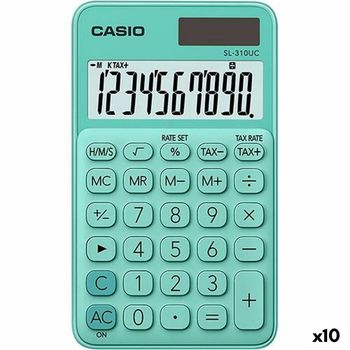 Calculadora Casio Sl-310uc Verde (10 Unidades)