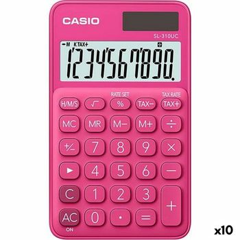 Calculadora Casio Sl-310uc Fucsia (10 Unidades)