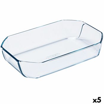 Fuente Para Horno Pyrex Inspiration Rectangular 30 X 20 X 6,45 Cm Transparente Vidrio (5 Unidades)