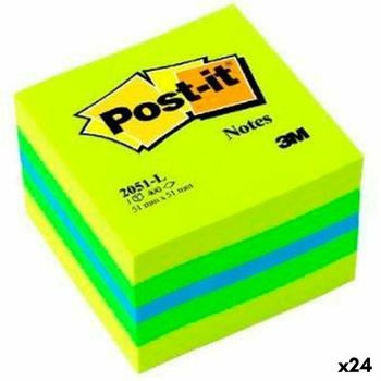 Notas Adhesivas Post-it 2051-l Multicolor 5,1 X 5,1 Cm (24 Unidades)