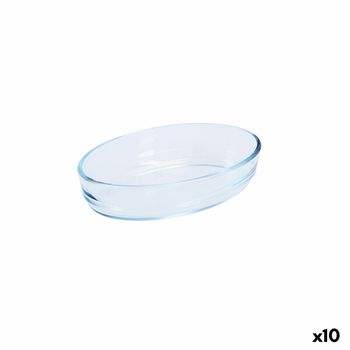 Fuente Para Horno Pyrex Classic Ovalada 21 X 13 X 5 Cm Transparente Vidrio 10 Unidades