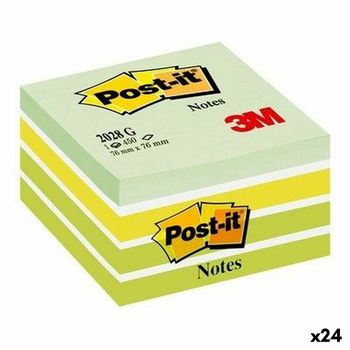 Notas Adhesivas Post-it 2028g 76 X 76 Mm Verde (24 Unidades)