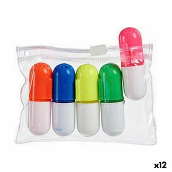 Set De Marcadores Fluorescentes Estuche (12 Unidades)