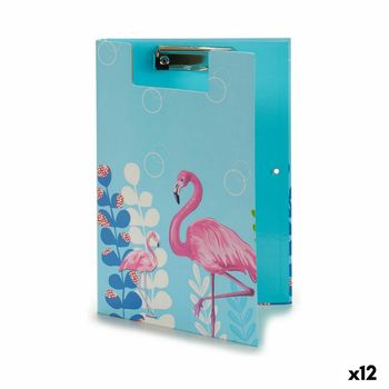 Carpeta A4 Flamenco Rosa Pinza (12 Unidades)