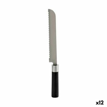 Cuchillo De Sierra 3,5 X 2 X 33 Cm Acero Inoxidable Plástico (12 Unidades)