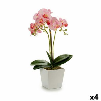 Planta Decorativa Orquídea 20 X 47 X 33 Cm Plástico (4 Unidades)