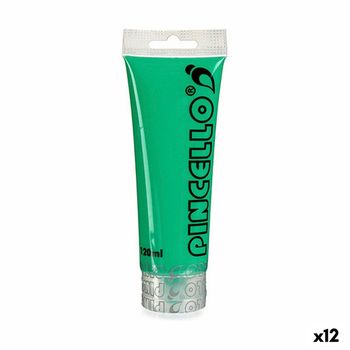 Pintura Acrílica 120 Ml Verde Claro (12 Unidades)