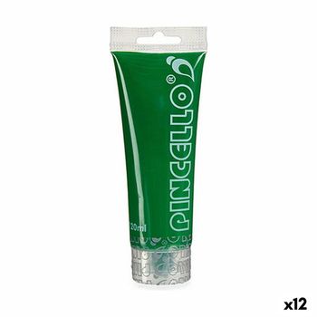 Pintura Acrílica 120 Ml Verde Oscuro (12 Unidades)