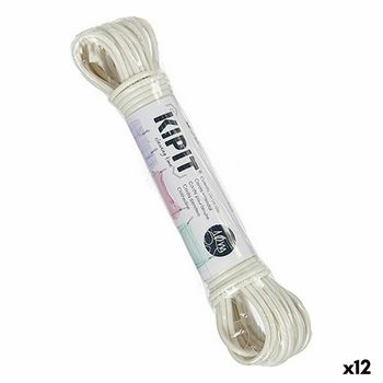 Cuerda Para Tender Blanco Pvc 10 M (12 Unidades)