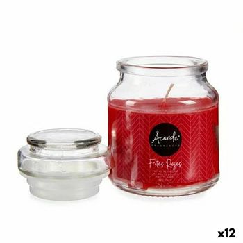 Vela Perfumada Frutos Rojos 7 X 10 X 7 Cm (12 Unidades)