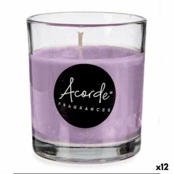 Vela Perfumada Lavanda 7 X 7,7 X 7 Cm (12 Unidades)