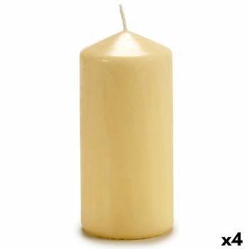 Vela 15,5 Cm Crema (4 Unidades)