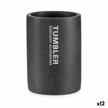 Portacepillos De Dientes Tumbler Gris Resina 7,5 X 10,2 X 7,5 Cm (12 Unidades)