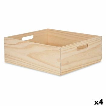 Caja Decorativa 28 X 18 X 9,5 Cm Madera De Mango (2 Unidades) con Ofertas  en Carrefour