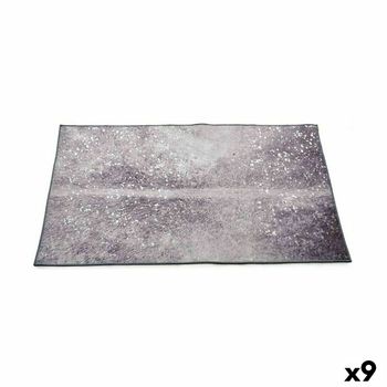 Alfombra Blanco Gris 190 X 133 Cm (9 Unidades)