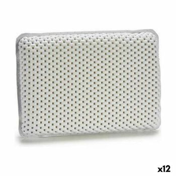 Almohada Bañera Antideslizante Blanco 100 % Pvc 20 X 6 X 29 Cm (12 Unidades)